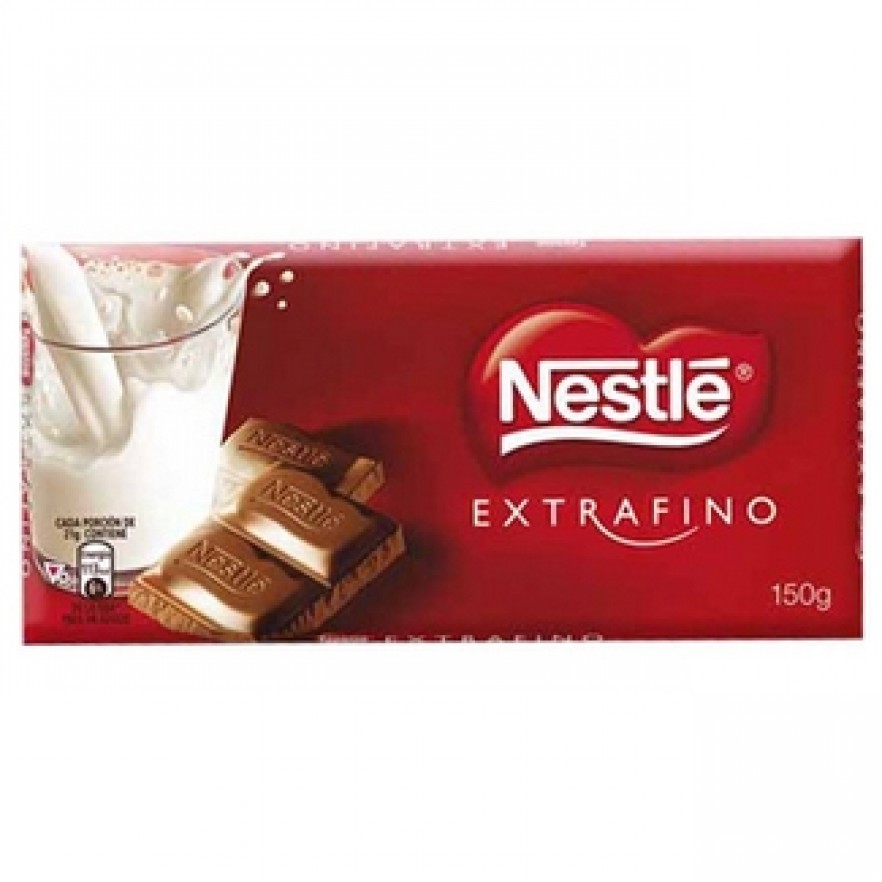 Nestle Chocolate Con Leche Extrafino Tableta 150 Grs