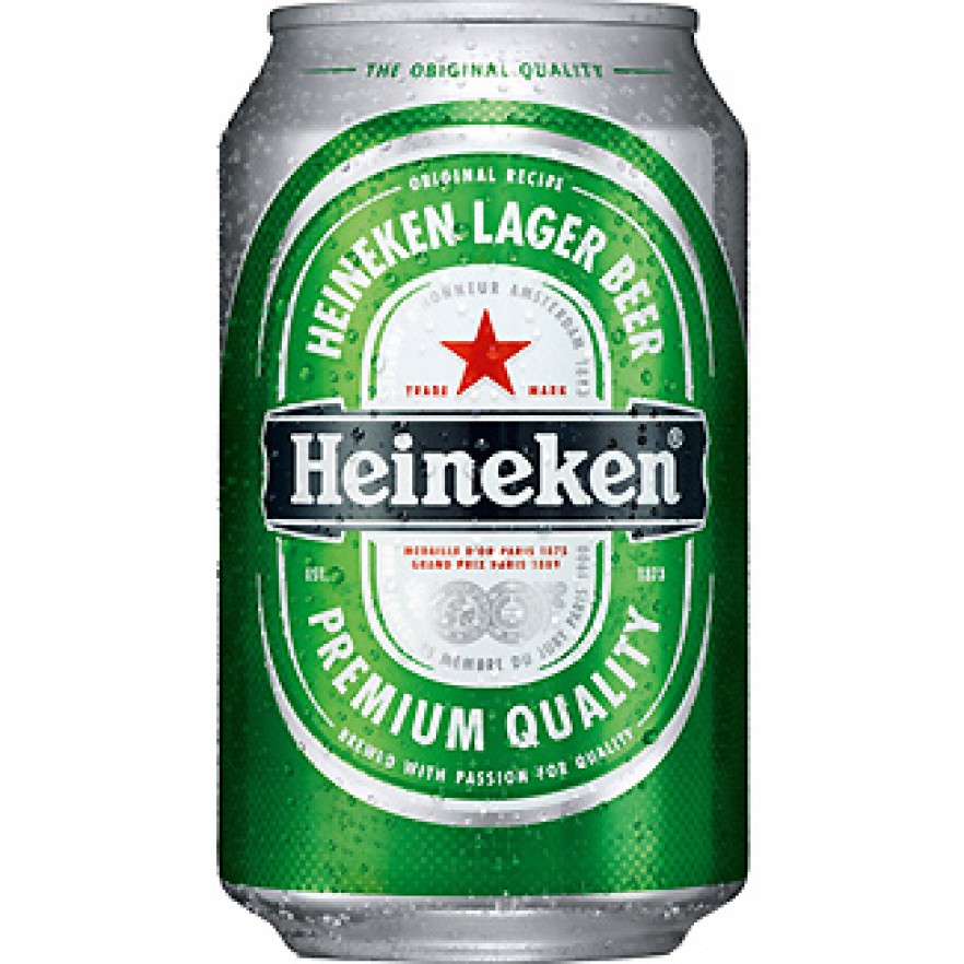 HEINEKEN cerveza rubia lata 33 cl